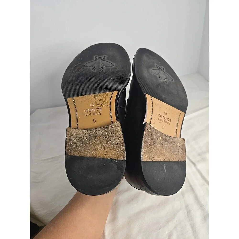 Gucci Beyond Penny Loafer Black Size 5 Made In Italy